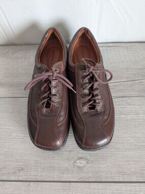 NATURALIZER Demetri Oxford Lexi women sz 9 M brown leather lace up walking Shoes